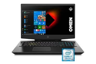 Computer portatile da gioco da 17 pollici Omen by HP 2019, processore Intel i7-9750H, NVIDIA RTX 2080 8 GB